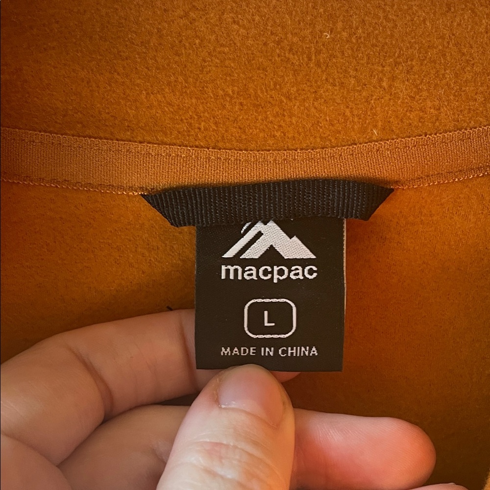 Macpac Vibrant Orange Pullover - image 2